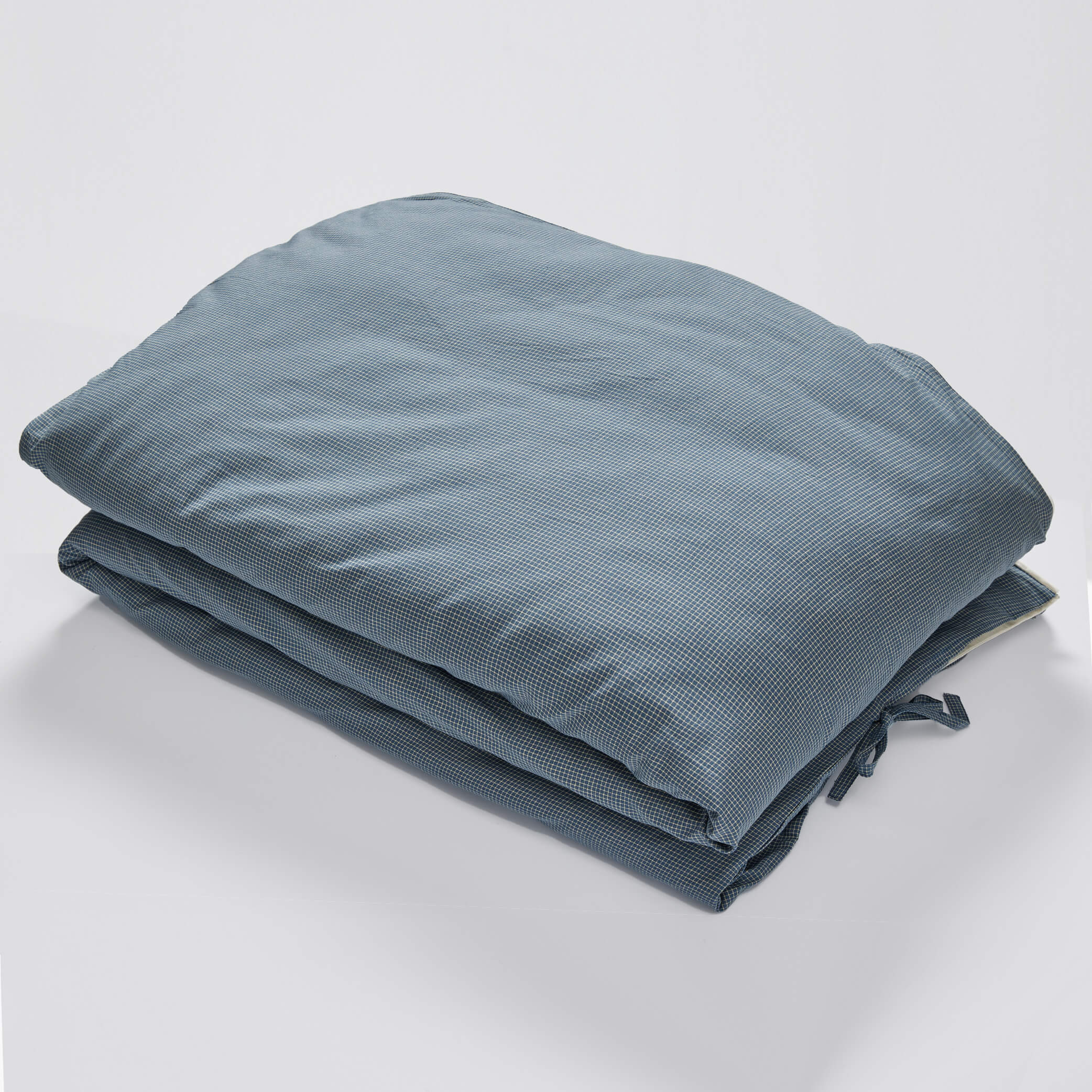 Blue Check Duvet Cover