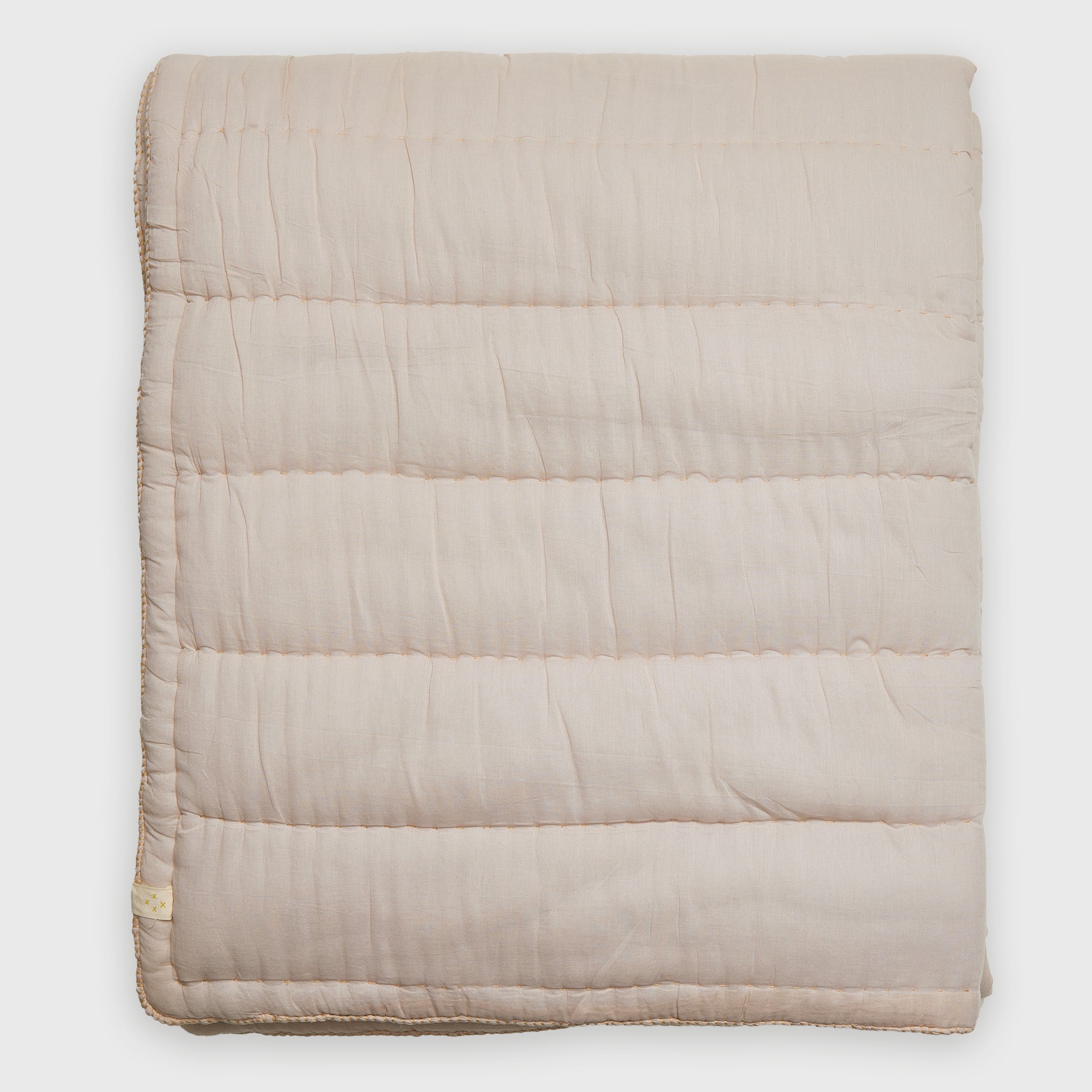 SECONDS Hand Quilted blanket - China Clay