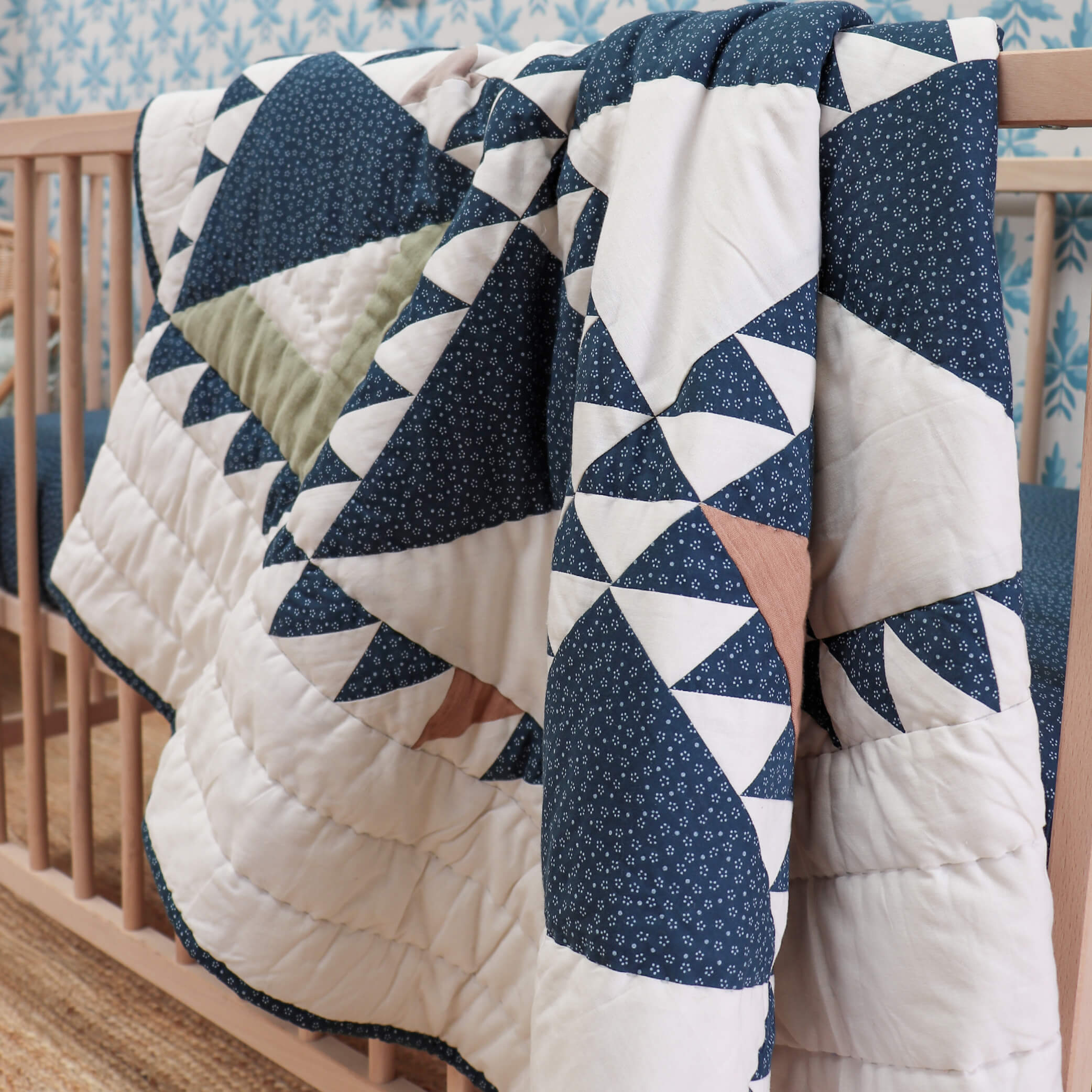 Junior Indigo Patchwork Quilt