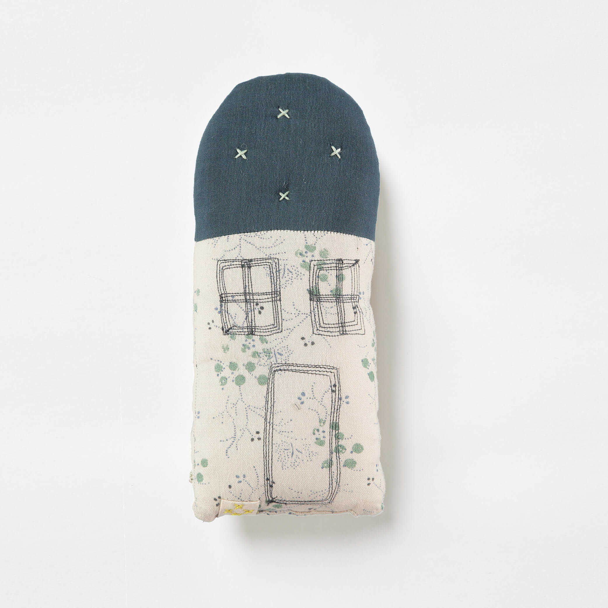 Petit House cushion - Minako Cornflower