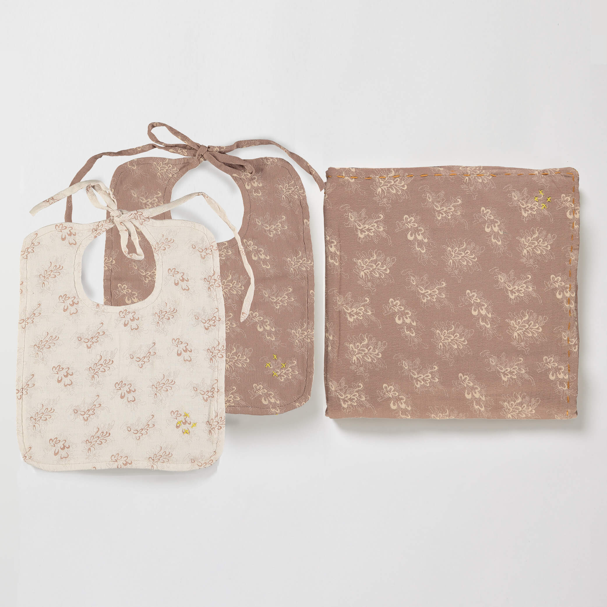 Celia Mink swaddle gift set