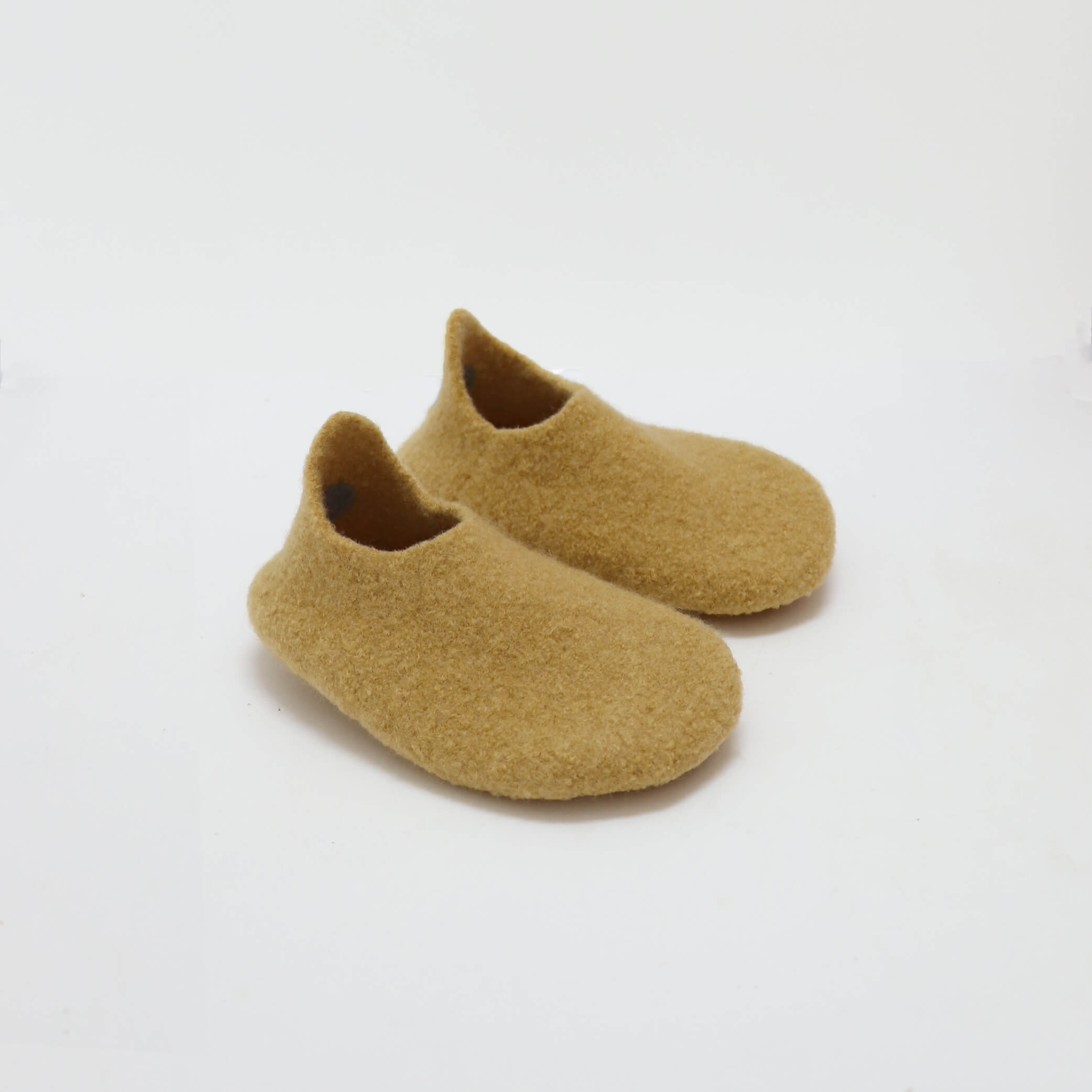 Kids Merino Wool Slippers - Chamomile