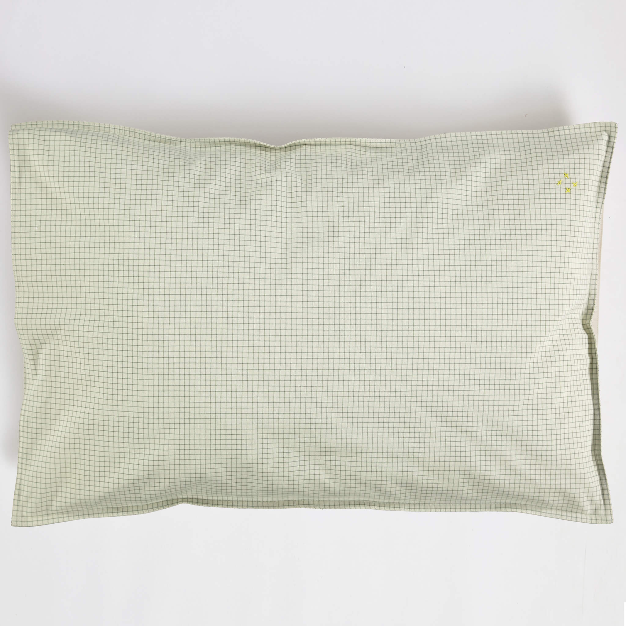 Green Check Pillowcase