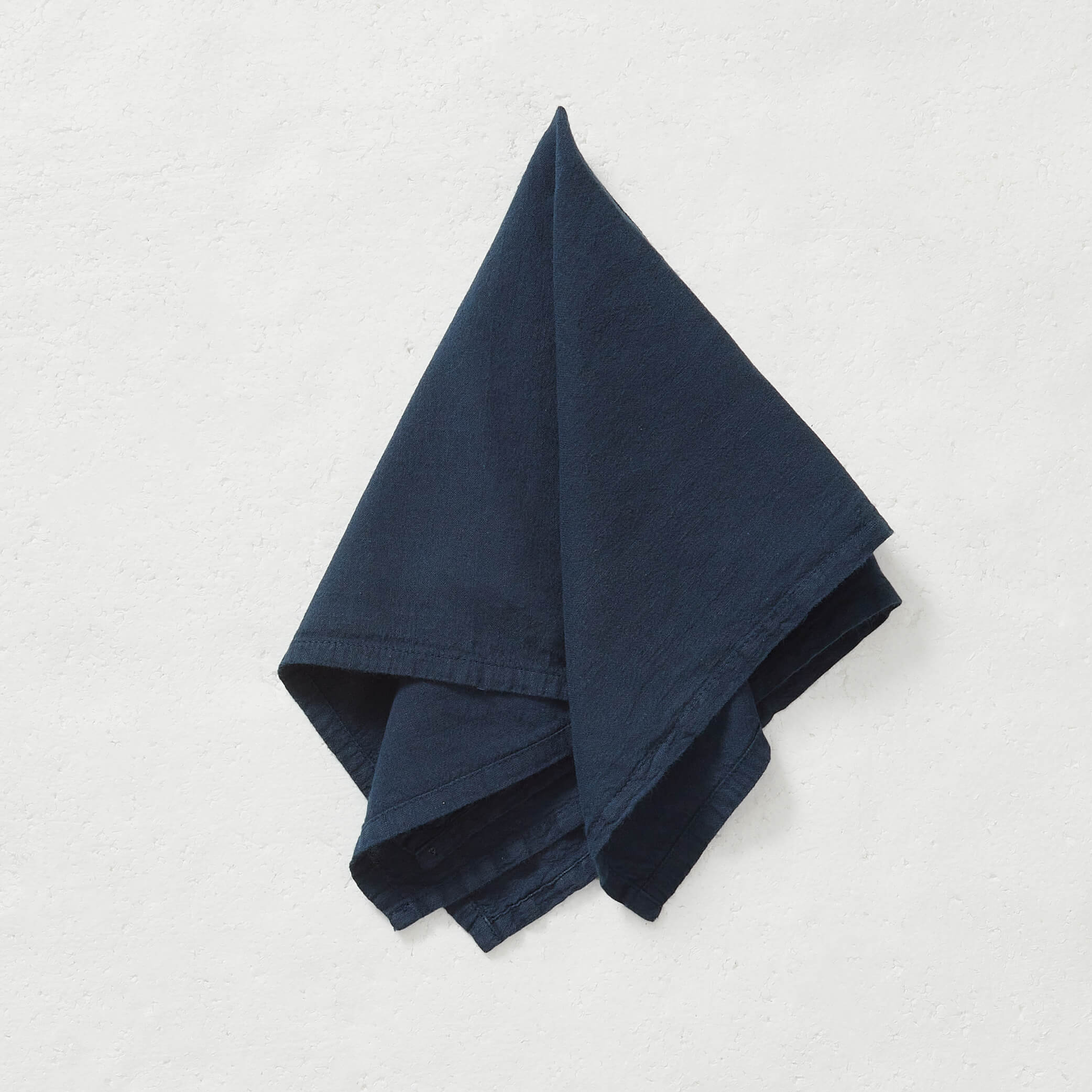 Washed Linen Cotton Napkin - Midnight