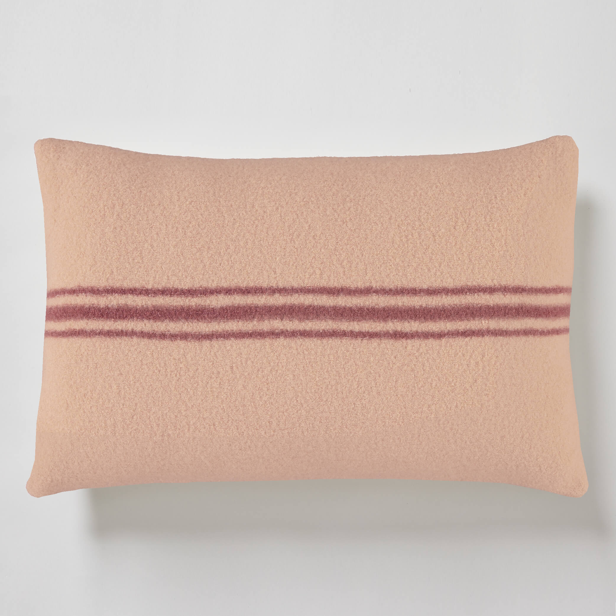 Stripe Wool Cushion Cover - Peach Blossom