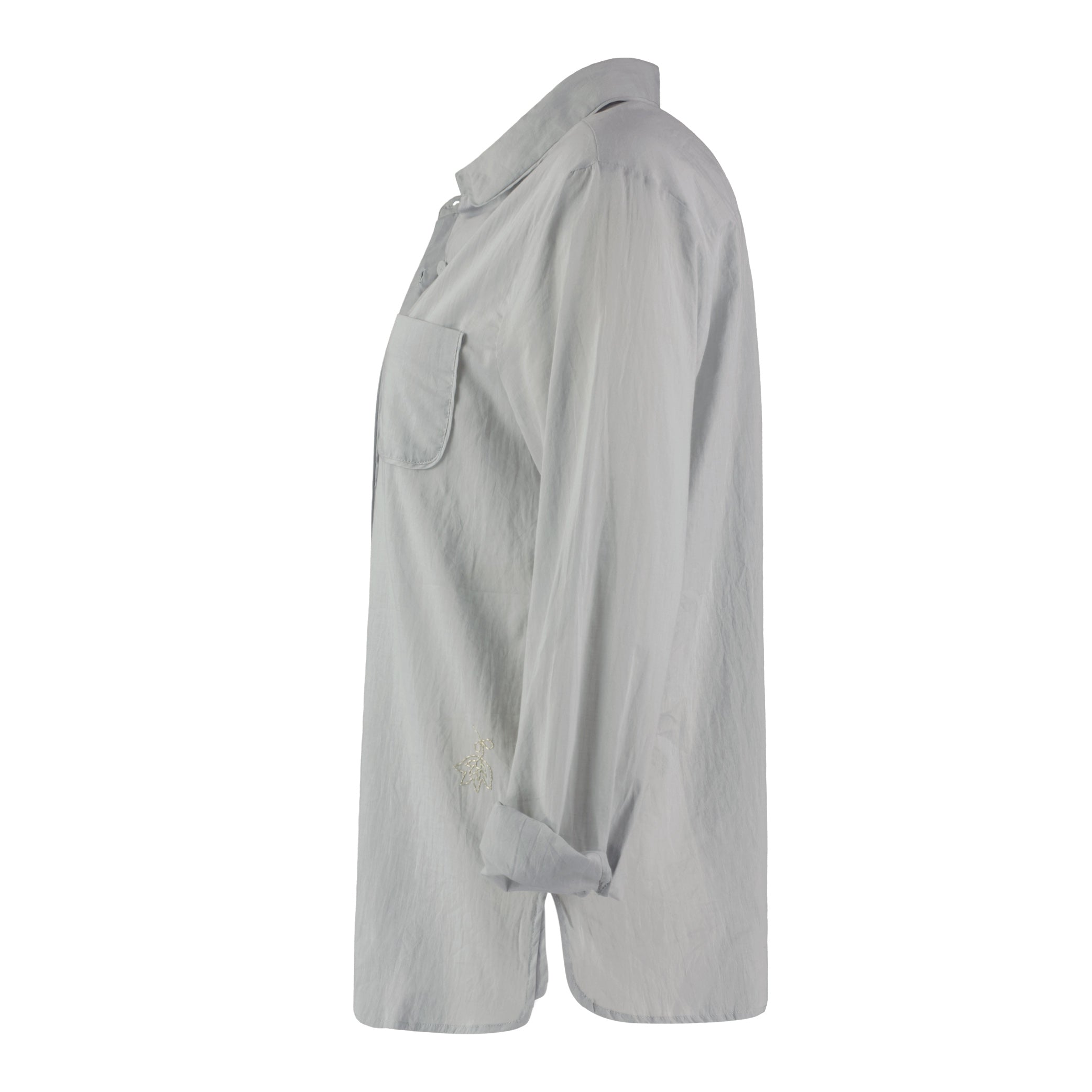 Cotton Voile Shirt in Skylight