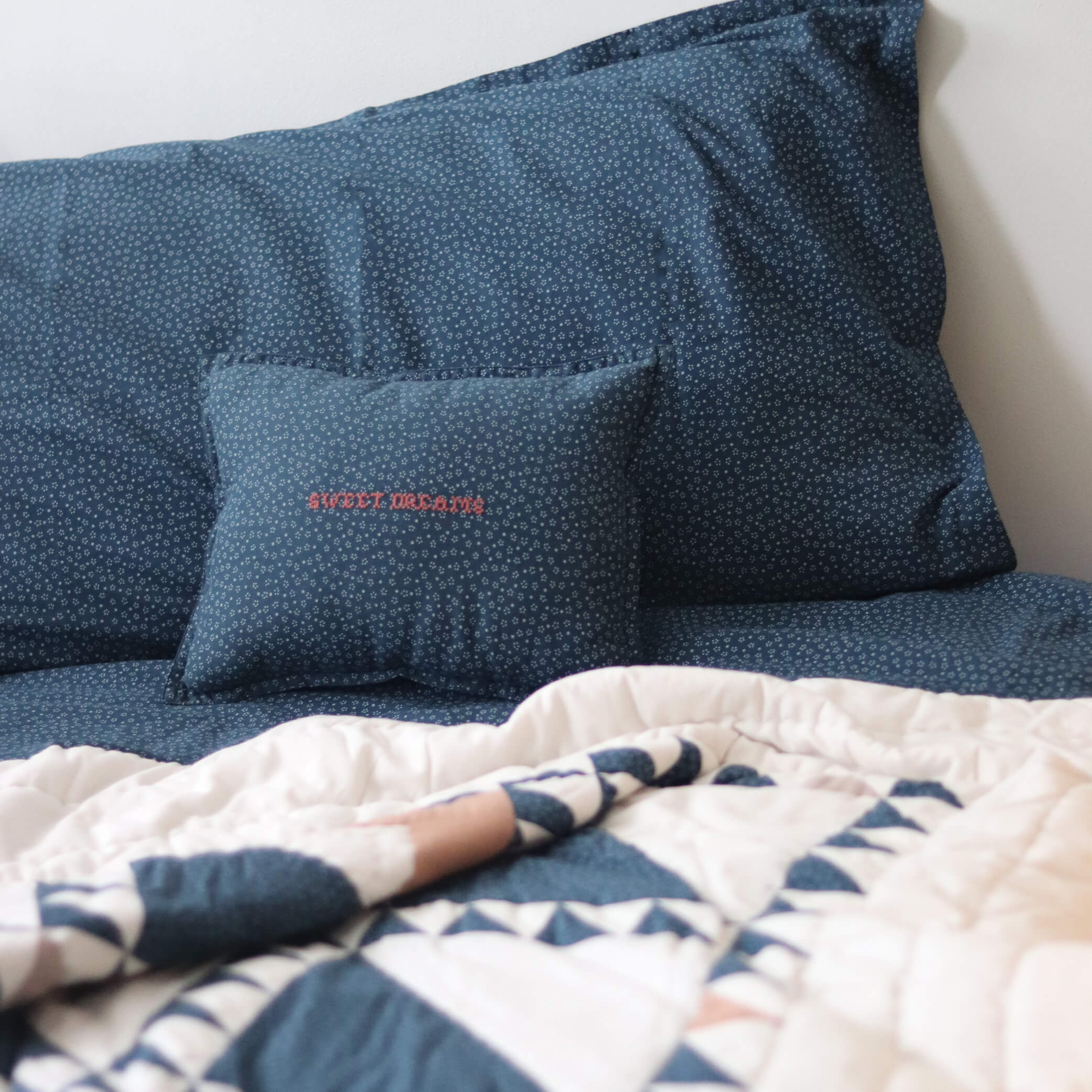 Indigo Dot Pillowcase