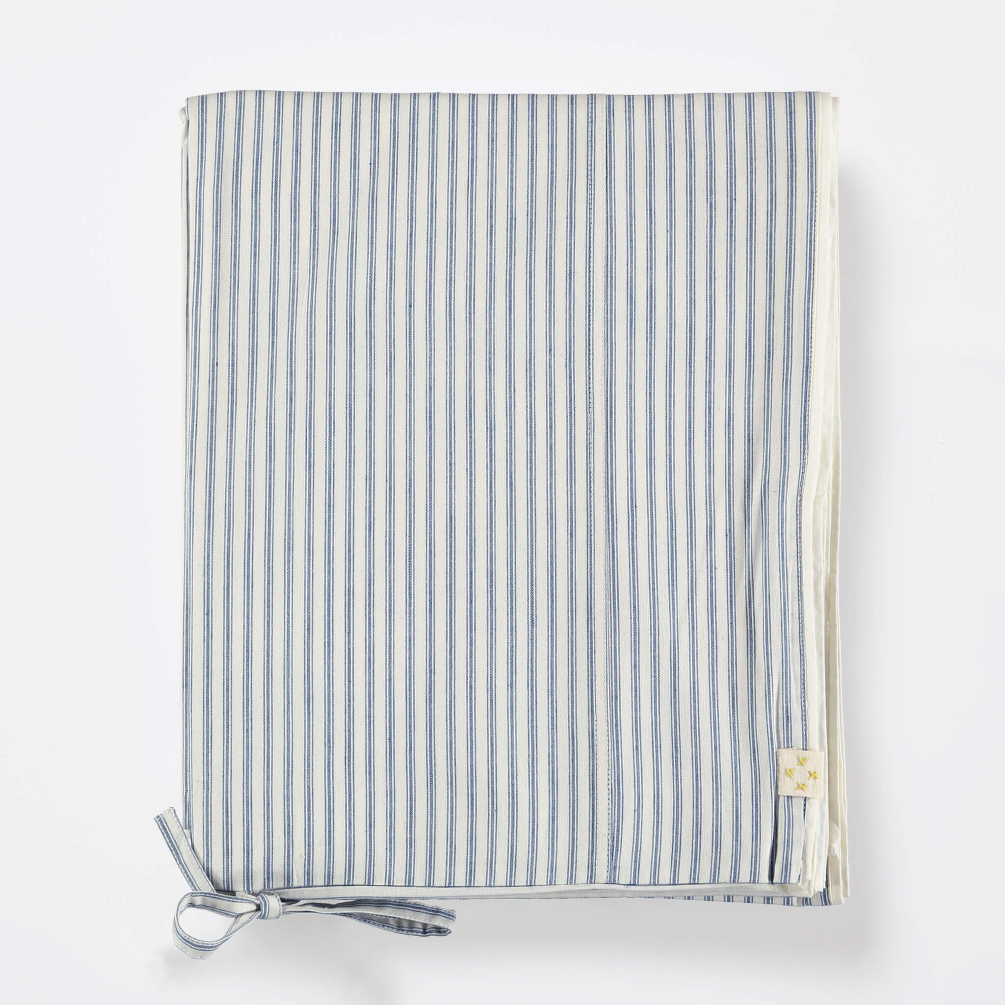 Blue Ticking Stripe Duvet Cover