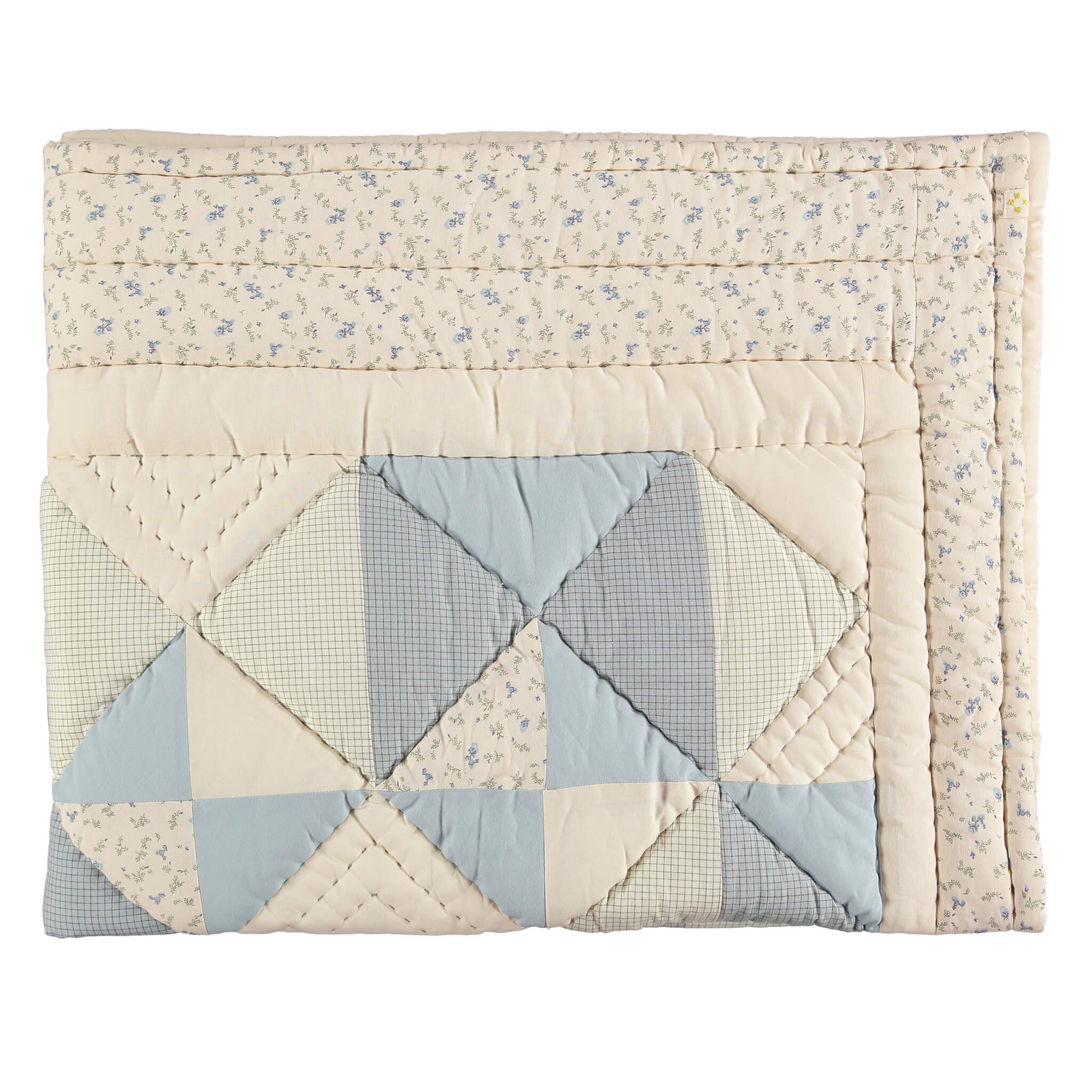 Limited Edition - Reversible Bella patchwork hand quilted blanket