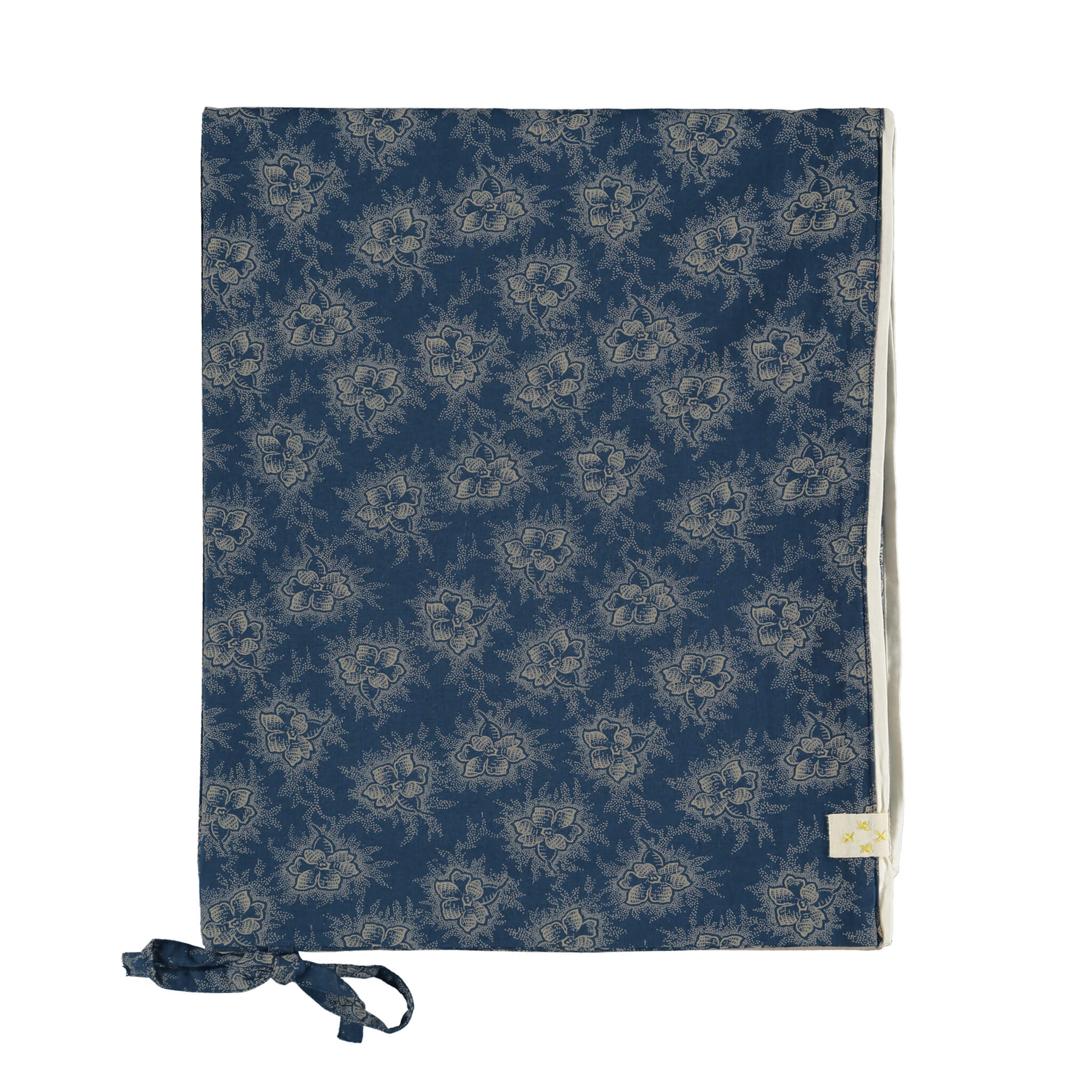 Spot Floral Indigo Duvet Cover