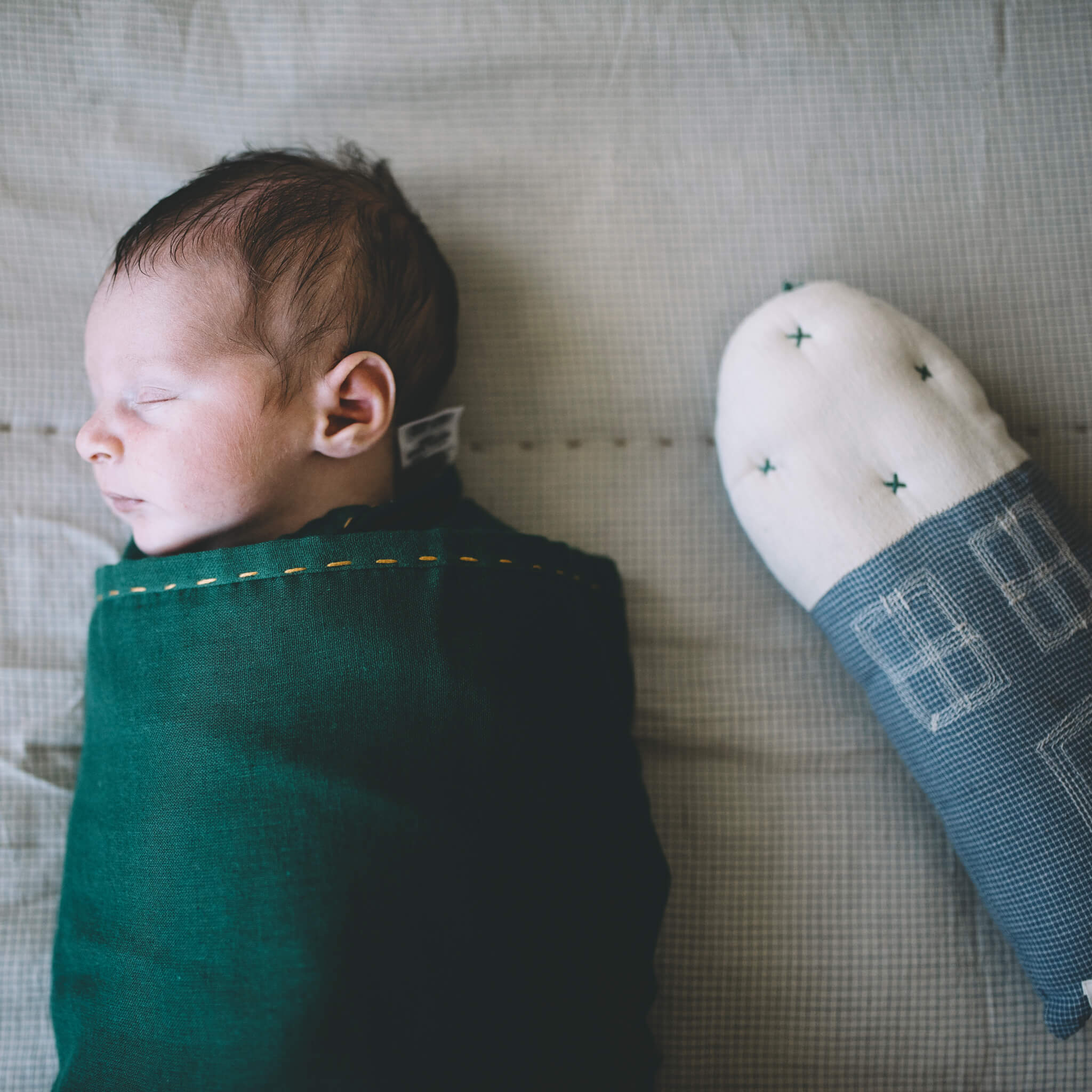 Single layer Swaddle blanket - Forest