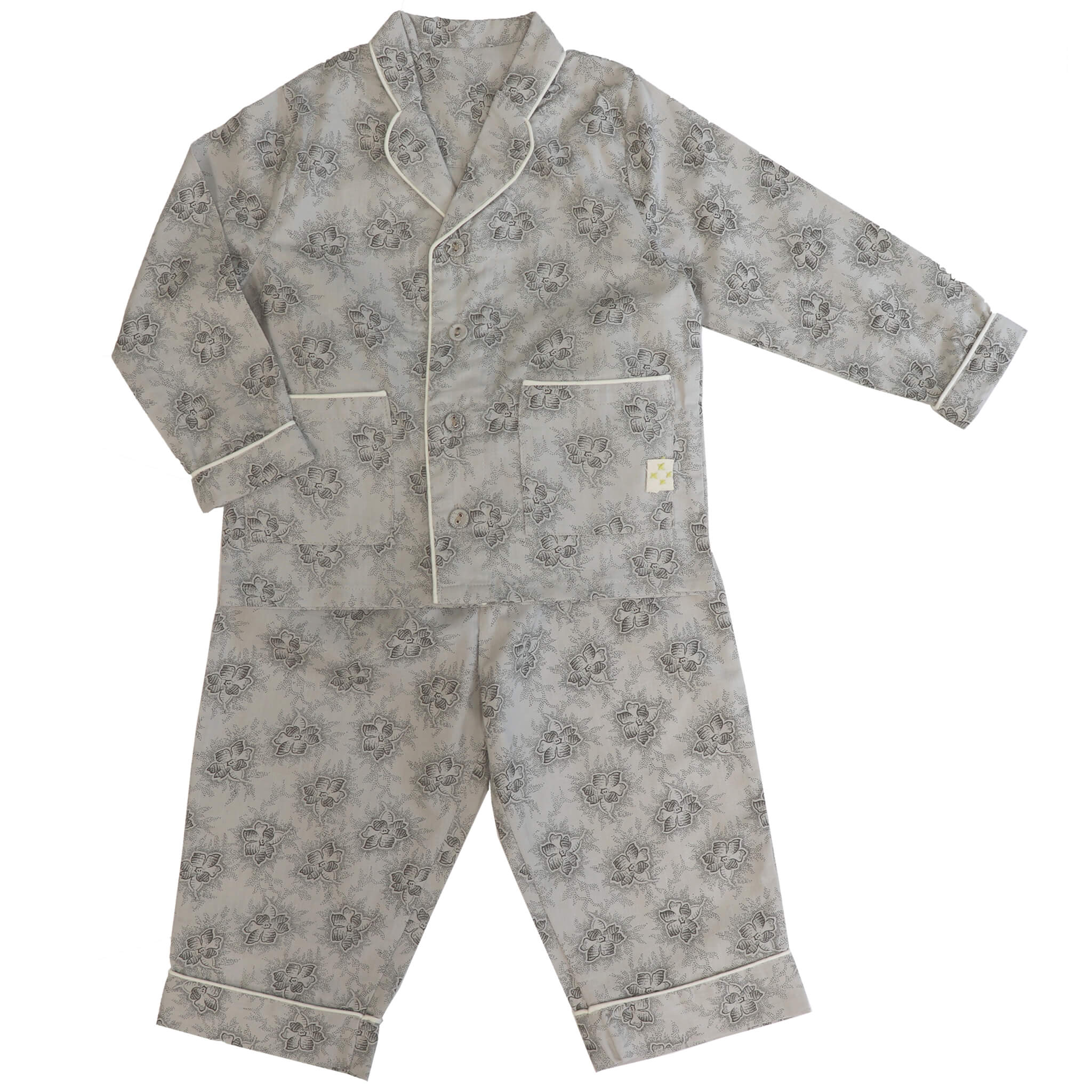 Spot Floral Chocolate Pyjama set