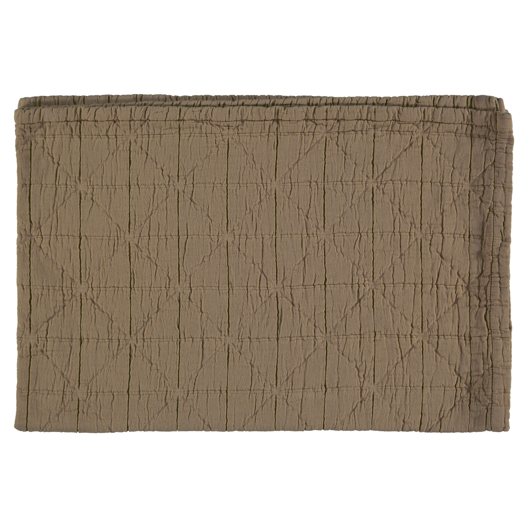 Diamond Soft Organic Cotton Blanket - Khaki