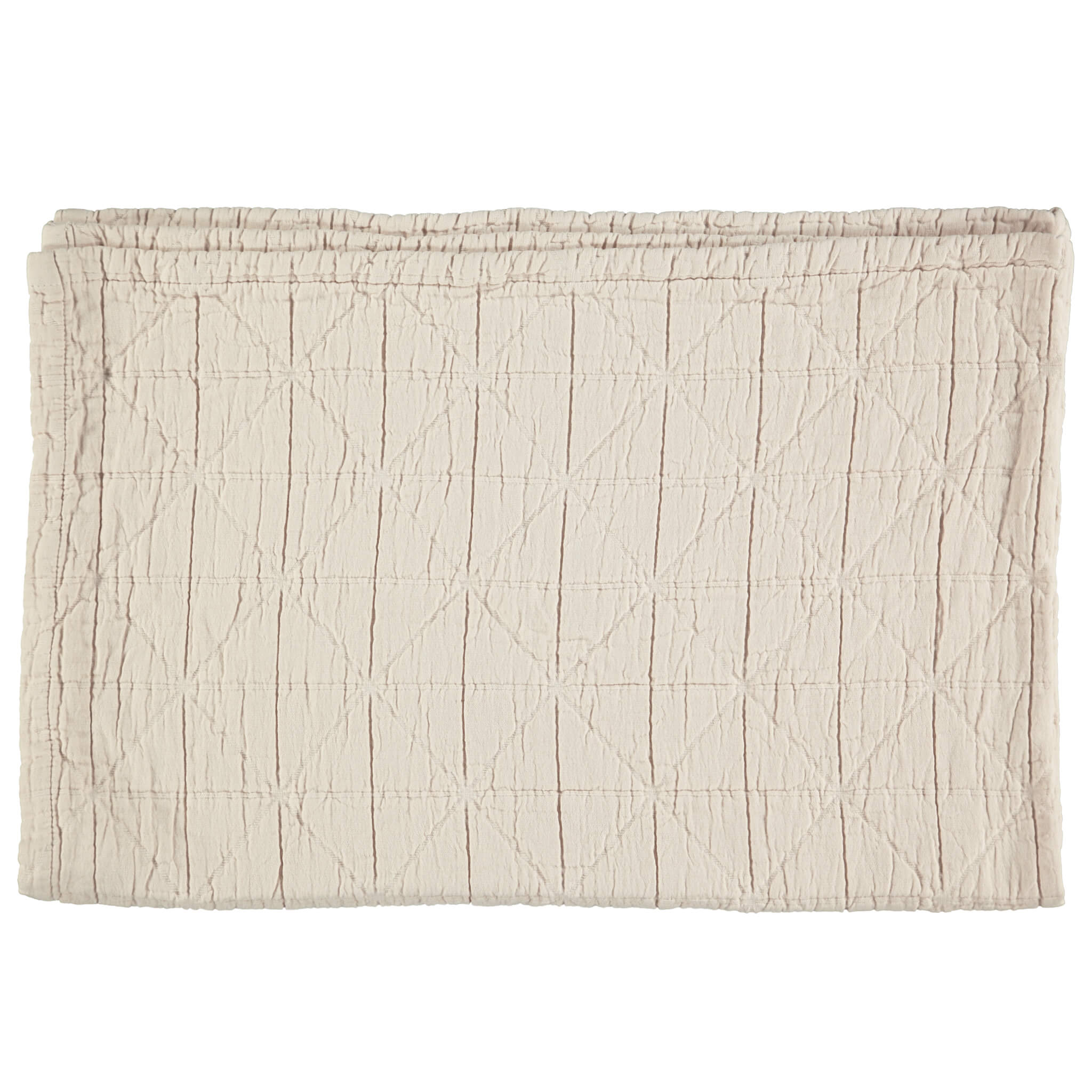 Diamond Soft Organic Cotton Blanket - Natural