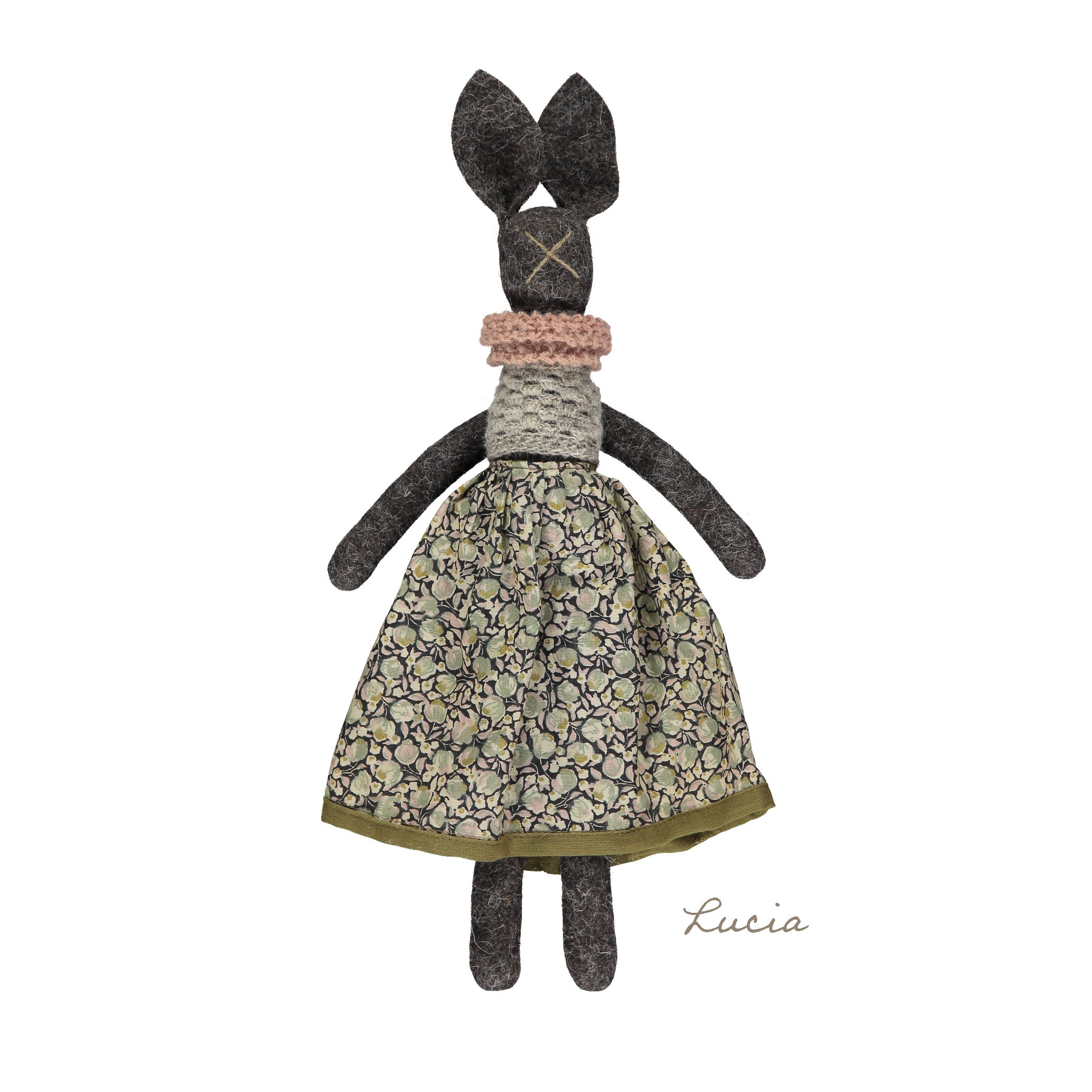 Lucia Natural Wool Character Bunny  - MiMs Heritage x Camomile