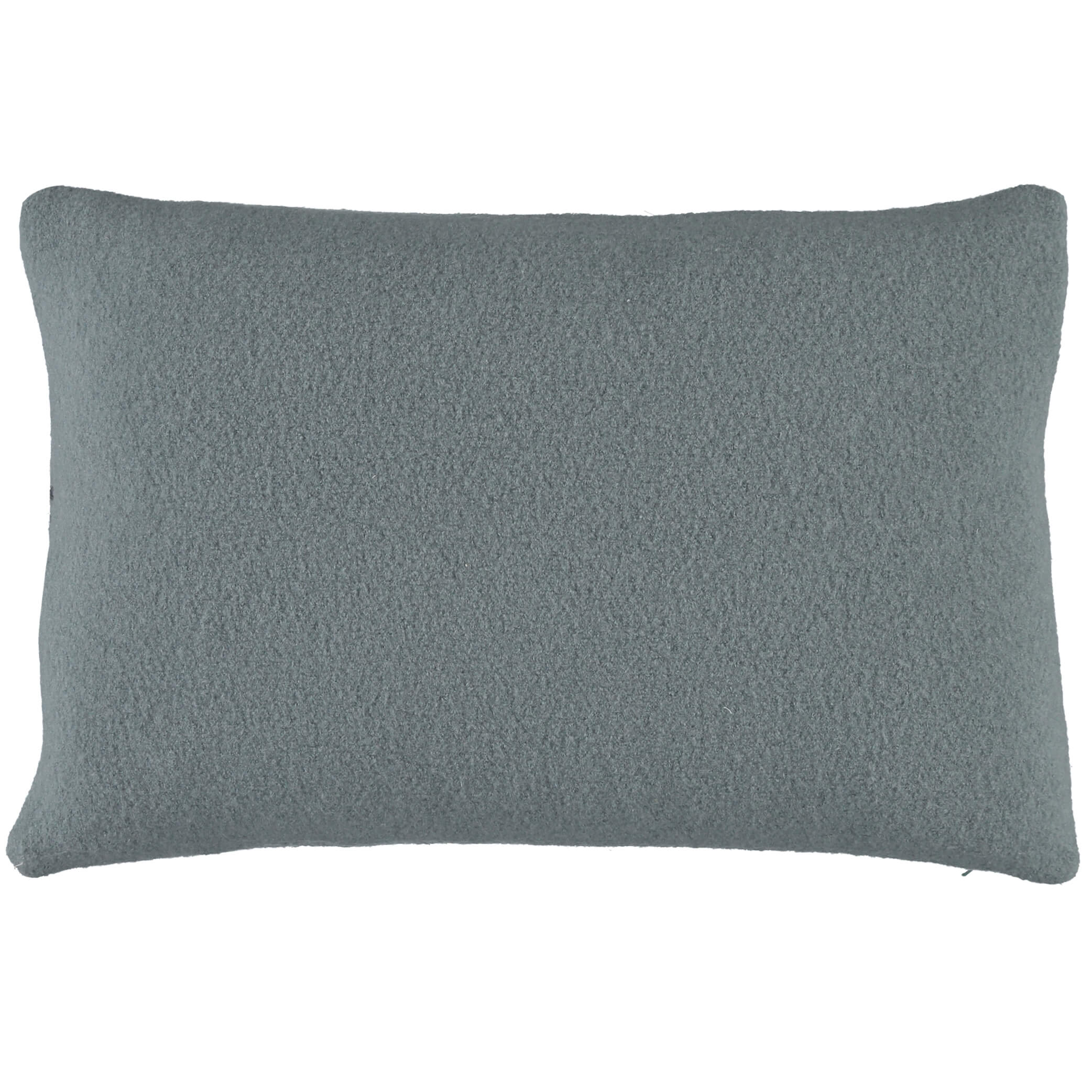 Stripe Wool Cushion Cover - Smoke Blue