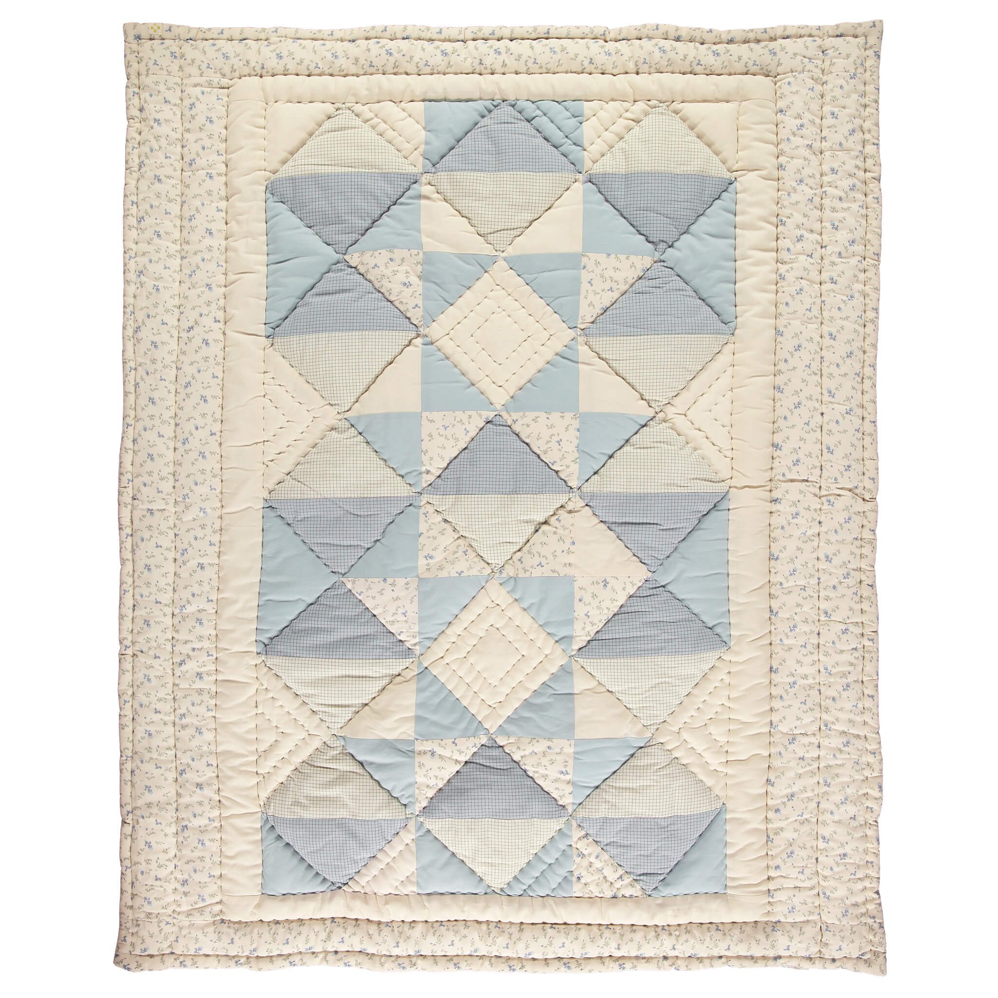 Limited Edition - Reversible Bella patchwork hand quilted blanket