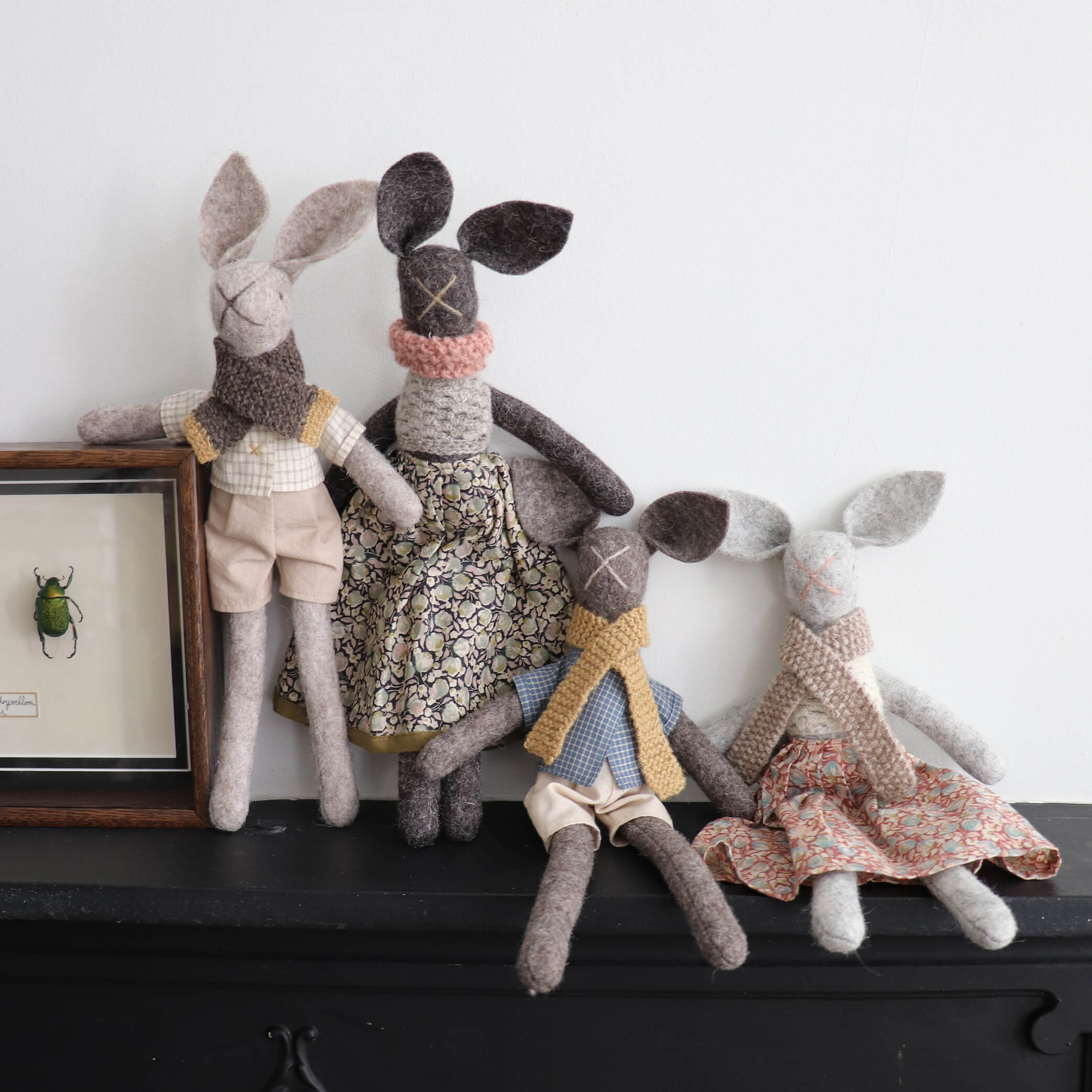 Lucia Natural Wool Character Bunny  - MiMs Heritage x Camomile