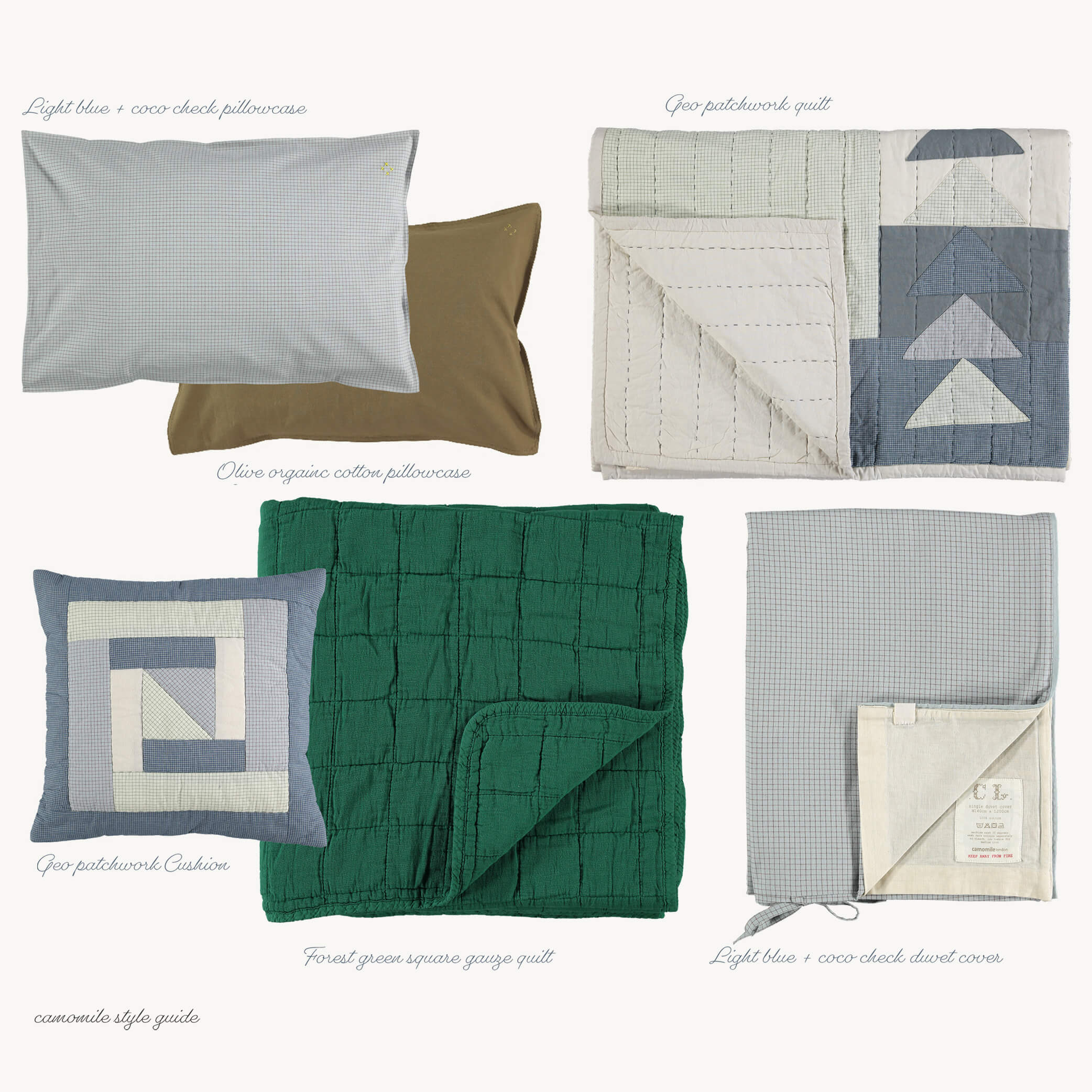 Organic Pillowcase - Olive